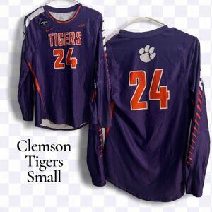 Nike Clemson Tigers Women's Volleyball Team-Issued #24 Long-Sleeved Jersey-Small